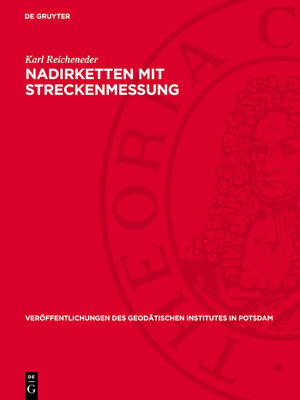 cover image of Nadirketten mit Streckenmessung